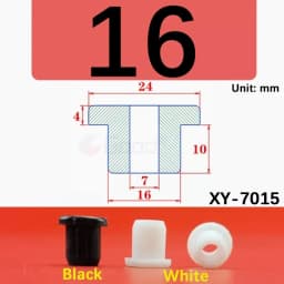 Black Silicone Hole Stopper Plugs Rubber Grommets Sealing Gasket 5~33.3mm For Cable Wire Protect Gaskets