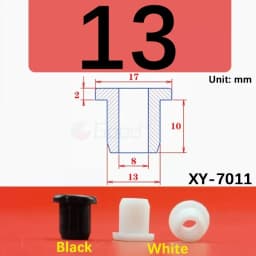 Black Silicone Hole Stopper Plugs Rubber Grommets Sealing Gasket 5~33.3mm For Cable Wire Protect Gaskets