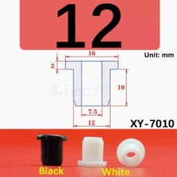 Black Silicone Hole Stopper Plugs Rubber Grommets Sealing Gasket 5~33.3mm For Cable Wire Protect Gaskets