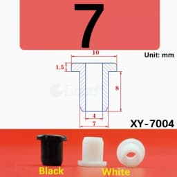 Black Silicone Hole Stopper Plugs Rubber Grommets Sealing Gasket 5~33.3mm For Cable Wire Protect Gaskets