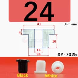 Black Silicone Hole Stopper Plugs Rubber Grommets Sealing Gasket 5~33.3mm For Cable Wire Protect Gaskets