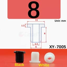 Black Silicone Hole Stopper Plugs Rubber Grommets Sealing Gasket 5~33.3mm For Cable Wire Protect Gaskets