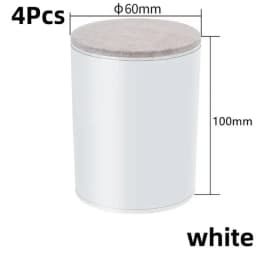 4Pcs Heavy Furniture Heightening Foot Pad Sofa Bed Table Chair Wear Resistant Anti Slip Carbon Steel Riser Floor Protector