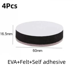 4Pcs Heavy Furniture Heightening Foot Pad Sofa Bed Table Chair Wear Resistant Anti Slip Carbon Steel Riser Floor Protector
