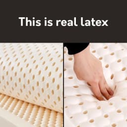 100% Thailand Natural Latex Mattress with Cover Natural Rubber Pure Mattress 1.5m/1.8m Bed Thickened Home Dormitory Cushion Mats