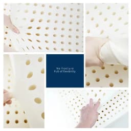 100% Thailand Natural Latex Mattress with Cover Natural Rubber Pure Mattress 1.5m/1.8m Bed Thickened Home Dormitory Cushion Mats