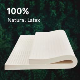 100% Thailand Natural Latex Mattress with Cover Natural Rubber Pure Mattress 1.5m/1.8m Bed Thickened Home Dormitory Cushion Mats