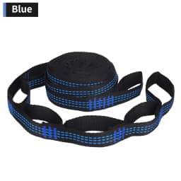 Pair of 2.8 Meters 14+1 Loops Adjustable Tree Hanging Belts Hammock Straps Ropes