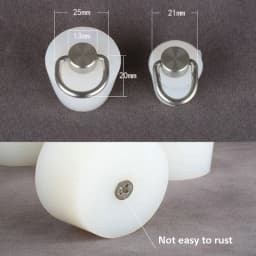 Conical Silicone Rubber Stopper Bathroom Kitchen Floor Drain Plug Sink Bath Sealing Cover With Steel D Shape Handle 14-172mm