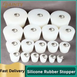 Conical Silicone Rubber Stopper Bathroom Kitchen Floor Drain Plug Sink Bath Sealing Cover With Steel D Shape Handle 14-172mm