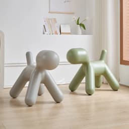 Nordic Balloon Dog Style Chair Simple Home Living Room Small Stool Animal Seat Cartoon Puppy