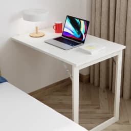 Wall Mounted Folding Table | Space Saving Foldable Dining Table | Compact Hidden Bar Stool | Home Office Wall Desk