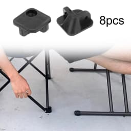 8x Folding Chair Legs Repair Accessories Camping Chair Connectors Camping Chair Attachment for Garden Camping Chair Table Parts