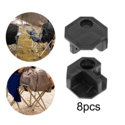 8x Folding Chair Legs Repair Accessories Camping Chair Connectors Camping Chair Attachment for Garden Camping Chair Table Parts