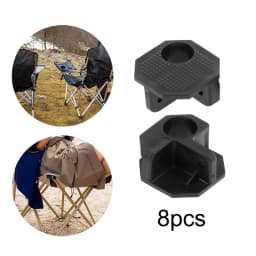 8x Folding Chair Legs Repair Accessories Camping Chair Connectors Camping Chair Attachment for Garden Camping Chair Table Parts