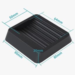 Office Chair Wheel Stopper Furniture Caster Cups Hardwood Floor Protectors Anti Vibration Pad Chair Roller Feet Anti-slip Mat