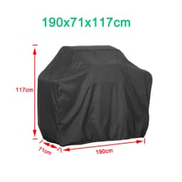 190T/210D BBQ Grill Barbeque Cover Anti-Dust Waterproof Weber BBQ Cover Outdoor Rain Protective Barbecue Cover