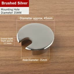 35mm 50mm 53mm 60mm 80mm Round Wire Hole Cover Computer Desk Wiring Box Cable Outlet Port Surface Line Box Furniture Hardware