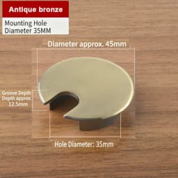 35mm 50mm 53mm 60mm 80mm Round Wire Hole Cover Computer Desk Wiring Box Cable Outlet Port Surface Line Box Furniture Hardware