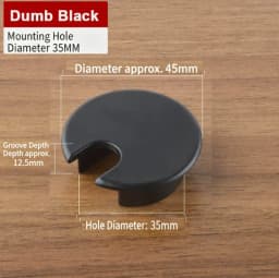 35mm 50mm 53mm 60mm 80mm Round Wire Hole Cover Computer Desk Wiring Box Cable Outlet Port Surface Line Box Furniture Hardware
