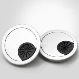 35mm 50mm 53mm 60mm 80mm Round Wire Hole Cover Computer Desk Wiring Box Cable Outlet Port Surface Line Box Furniture Hardware