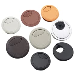 35mm 50mm 53mm 60mm 80mm Round Wire Hole Cover Computer Desk Wiring Box Cable Outlet Port Surface Line Box Furniture Hardware