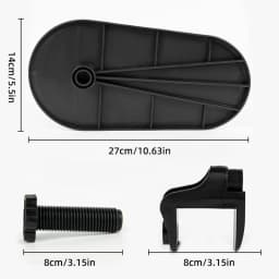 Computer Arm Rest Plastic Desk Elbow Support Pad Ergonomic Arm Rest Wrist Support Pad for Keyboard and Mouse Arm Rest Pad