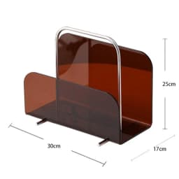Acrylic Magazine Rack Living Room Desktop Book Holder Modern Minimalist Magazines Storage Display Racks Furniture Decorations