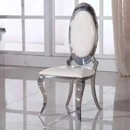 Stainless Modern Dining American Room Furniture Steel Dining Chairs Simple Living Room Home Back Chair European Restaurant Chair