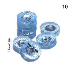 10pcs Clear Soft Furniture Chair Table Feet Leg Non-noise Screw on Pad Bottom Non-slip Anti-skid Glides Wooden Floor Protector