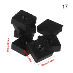 10pcs Clear Soft Furniture Chair Table Feet Leg Non-noise Screw on Pad Bottom Non-slip Anti-skid Glides Wooden Floor Protector