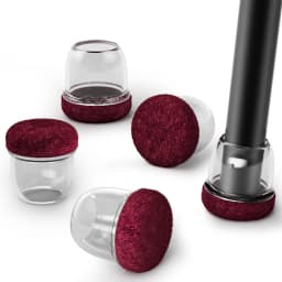8PCS Round Chair Leg Protectors Silicone Dust and Hair Proof Chair Leg Caps for Rug Glides Easily for Hardwood Floors Prevents