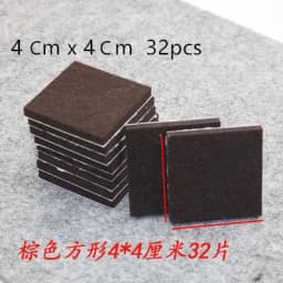 18-128 PCS Felt Chair Leg Pads 5mm Thick  Floor Scratch Protector Mat Mute Non-slip Self Adhesive DIY Furniture Accessories