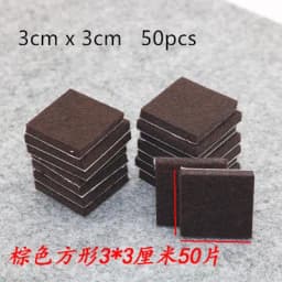 18-128 PCS Felt Chair Leg Pads 5mm Thick  Floor Scratch Protector Mat Mute Non-slip Self Adhesive DIY Furniture Accessories