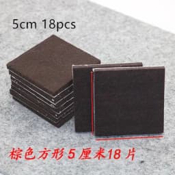 18-128 PCS Felt Chair Leg Pads 5mm Thick  Floor Scratch Protector Mat Mute Non-slip Self Adhesive DIY Furniture Accessories