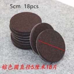 18-128 PCS Felt Chair Leg Pads 5mm Thick  Floor Scratch Protector Mat Mute Non-slip Self Adhesive DIY Furniture Accessories