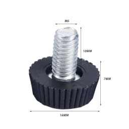10pcs/set Adjusting Furniture Feet M6*10mm Screw Leveling Height Pad Balance Table Ped Chair Leg Sofa Protect Floor Anti-Slip