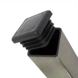 10 Pieces 20mm Square Plastic Table Feet Cap,inserts,black end caps for metal tubing,hadware plugs,Fences,Glide protection