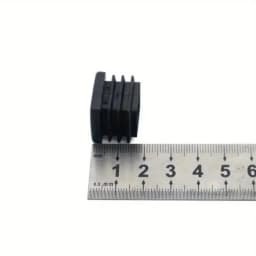 10 Pieces 20mm Square Plastic Table Feet Cap,inserts,black end caps for metal tubing,hadware plugs,Fences,Glide protection
