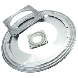 3 inch Heavy Metal Bearing Rotating Swivel-Turntable Plate for Corner Cabinets For TV Rack Desk Table Smoothly Square/Round