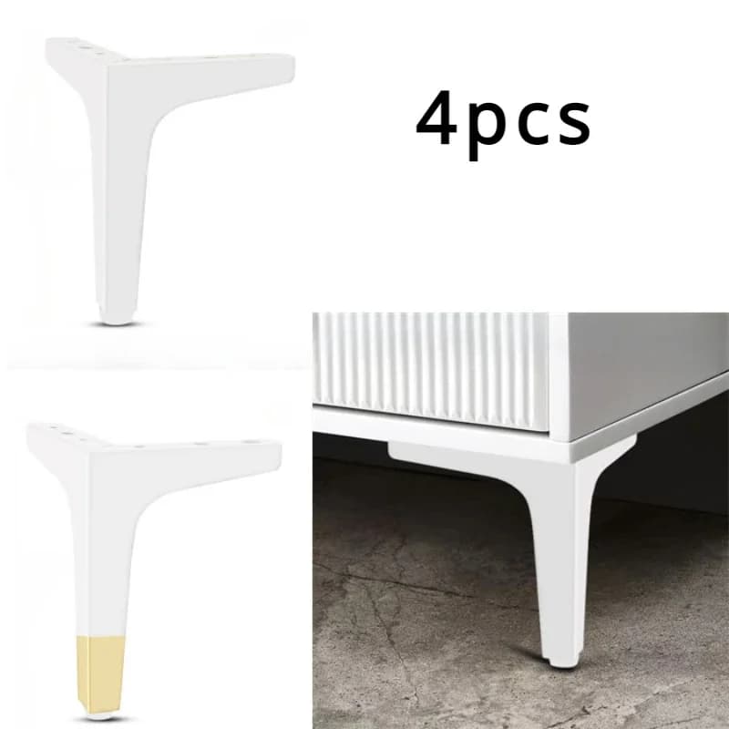 4pcs 15cm Modern Luxury Sofa Hardware Y Shape Design Replacement Furniture Legs Good Quality Bed Sofa Feet Bedside Coffee Tables