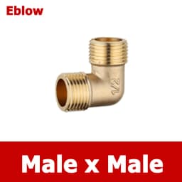 Brass Connector BSP 1/8"1/4"3/8"1/2"3/4"1"1-1/4"1-1/2"2" Female Male Thread Equals 2/3/4 Way Tee Type Straight Elbow Adapter