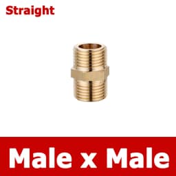 Brass Connector BSP 1/8"1/4"3/8"1/2"3/4"1"1-1/4"1-1/2"2" Female Male Thread Equals 2/3/4 Way Tee Type Straight Elbow Adapter