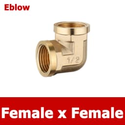 Brass Connector BSP 1/8"1/4"3/8"1/2"3/4"1"1-1/4"1-1/2"2" Female Male Thread Equals 2/3/4 Way Tee Type Straight Elbow Adapter