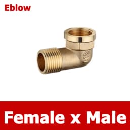 Brass Connector BSP 1/8"1/4"3/8"1/2"3/4"1"1-1/4"1-1/2"2" Female Male Thread Equals 2/3/4 Way Tee Type Straight Elbow Adapter