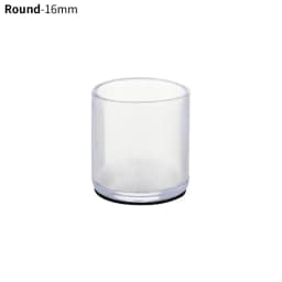 16pcs Furniture Leg Foot Protector Transparent White PVC 16mm/19mm/25mm Wear-resistant Cap Noise Reduction Protect Floor