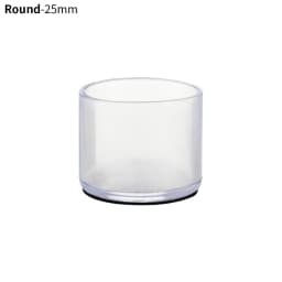 16pcs Furniture Leg Foot Protector Transparent White PVC 16mm/19mm/25mm Wear-resistant Cap Noise Reduction Protect Floor