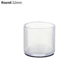 16pcs Furniture Leg Foot Protector Transparent White PVC 16mm/19mm/25mm Wear-resistant Cap Noise Reduction Protect Floor