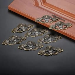8Pcs Antique Bronze Jewelry Wooden Box Decorative Protector Brackets Album Embellishment Scrapbook Corner Protection Guard Cover