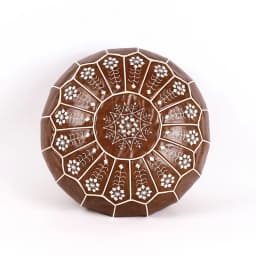 Moroccan Futon Mandala Handmade Cushion Embroidered Seat Pier Cover Living Room Bay Window Cushion Leather Round Stool Covers